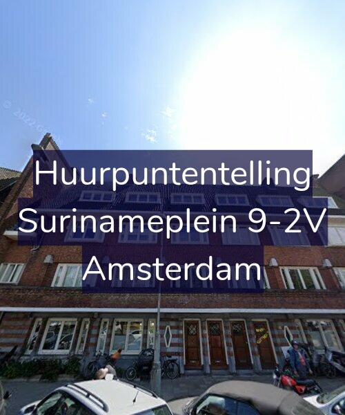 Foto gevel Huurpuntentelling voor Surinameplein 9-2V, Amsterdam
