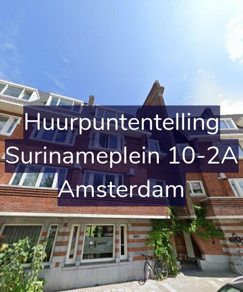 Foto gevel Huurpuntentelling voor Surinameplein 10-2A, Amsterdam