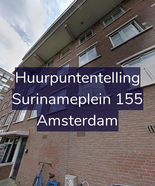 Foto gevel Huurpuntentelling voor Surinameplein 155, Amsterdam