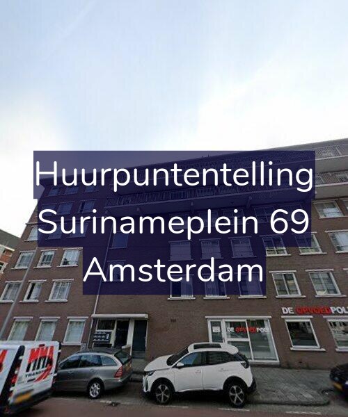 Foto gevel Huurpuntentelling voor Surinameplein 69, Amsterdam