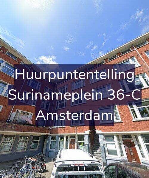 Foto gevel Huurpuntentelling voor Surinameplein 36-C, Amsterdam