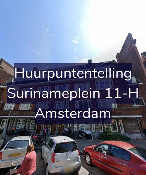 Foto gevel Huurpuntentelling voor Surinameplein 11-H, Amsterdam
