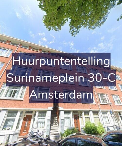 Foto gevel Huurpuntentelling voor Surinameplein 30-C, Amsterdam