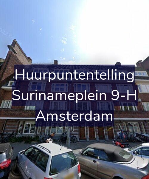 Foto gevel Huurpuntentelling voor Surinameplein 9-H, Amsterdam