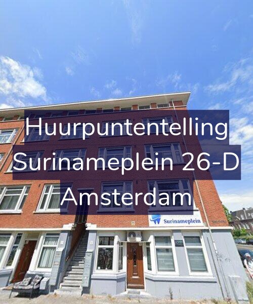 Foto gevel Huurpuntentelling voor Surinameplein 26-D, Amsterdam