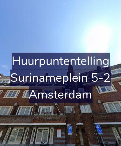 Foto gevel Huurpuntentelling voor Surinameplein 5-2, Amsterdam