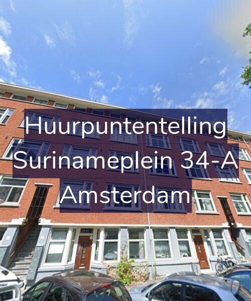 Foto gevel Huurpuntentelling voor Surinameplein 34-A, Amsterdam