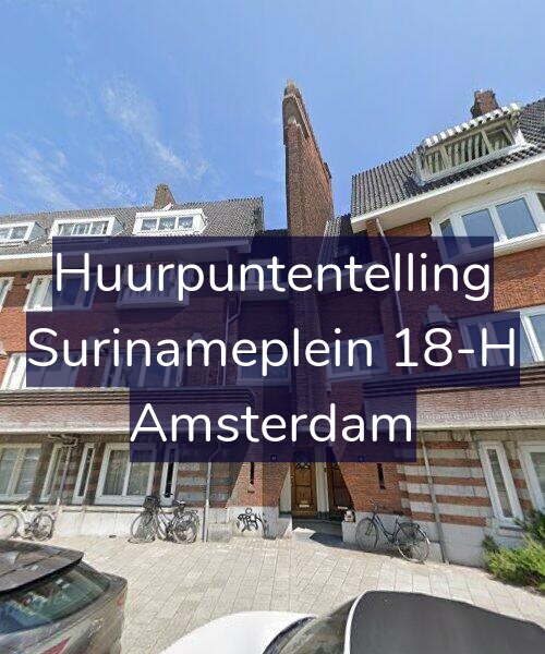 Foto gevel Huurpuntentelling voor Surinameplein 18-H, Amsterdam