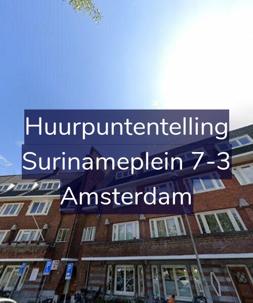 Foto gevel Huurpuntentelling voor Surinameplein 7-3, Amsterdam
