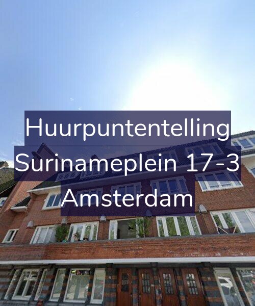 Foto gevel Huurpuntentelling voor Surinameplein 17-3, Amsterdam
