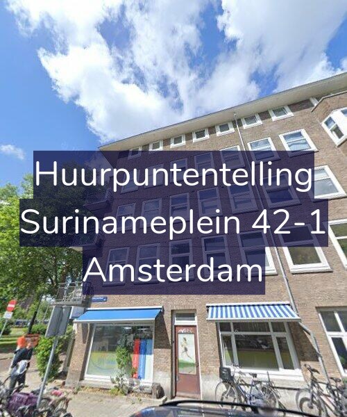 Foto gevel Huurpuntentelling voor Surinameplein 42-1, Amsterdam