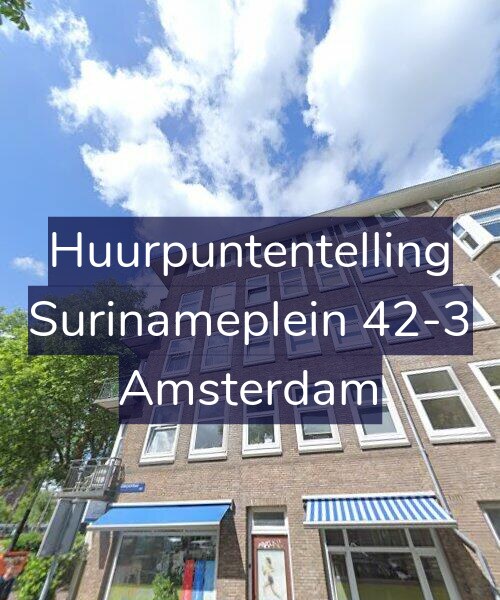 Foto gevel Huurpuntentelling voor Surinameplein 42-3, Amsterdam