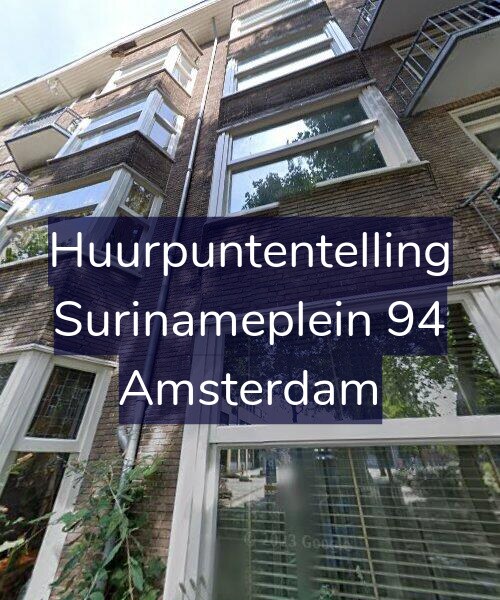Foto gevel Huurpuntentelling voor Surinameplein 94, Amsterdam