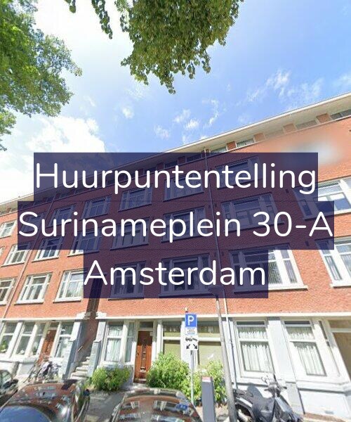 Foto gevel Huurpuntentelling voor Surinameplein 30-A, Amsterdam
