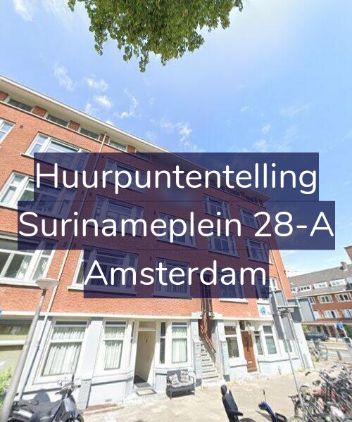 Foto gevel Huurpuntentelling voor Surinameplein 28-A, Amsterdam