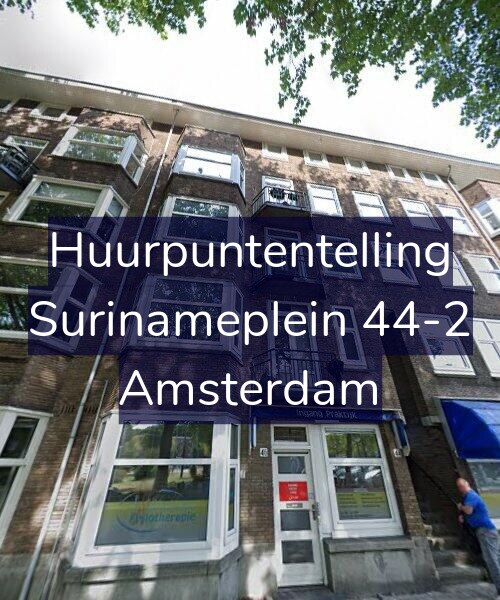 Foto gevel Huurpuntentelling voor Surinameplein 44-2, Amsterdam