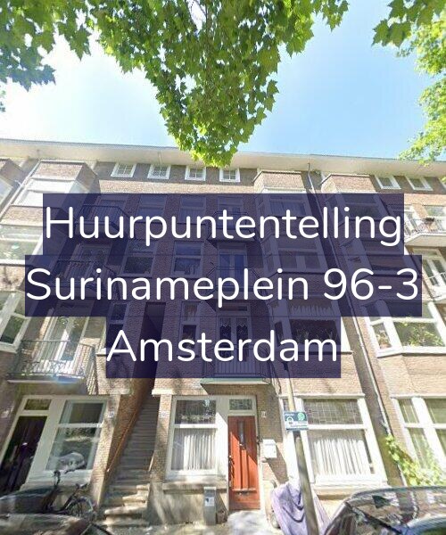 Foto gevel Huurpuntentelling voor Surinameplein 96-3, Amsterdam