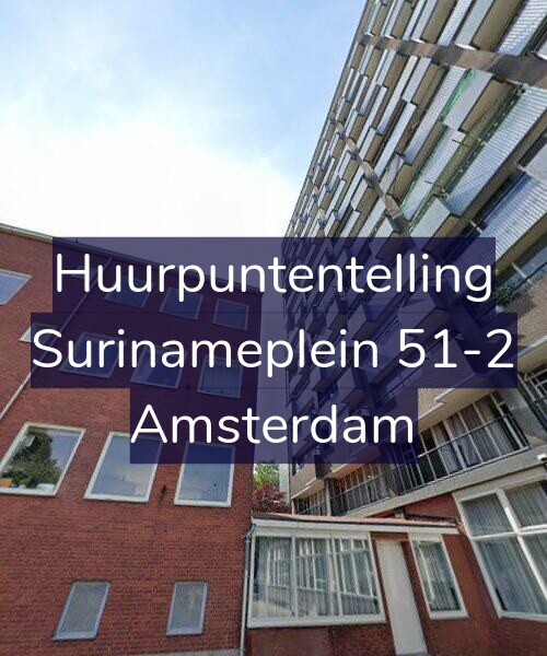 Foto gevel Huurpuntentelling voor Surinameplein 51-2, Amsterdam