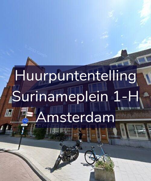 Foto gevel Huurpuntentelling voor Surinameplein 1-H, Amsterdam