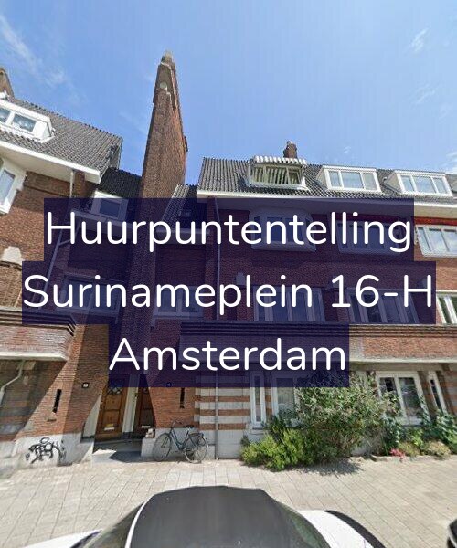 Foto gevel Huurpuntentelling voor Surinameplein 16-H, Amsterdam