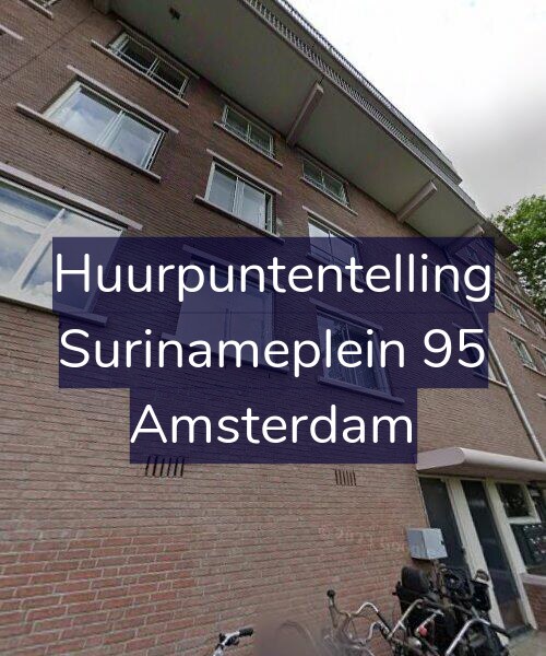 Foto gevel Huurpuntentelling voor Surinameplein 95, Amsterdam