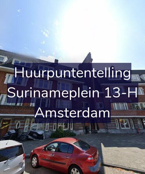 Foto gevel Huurpuntentelling voor Surinameplein 13-H, Amsterdam