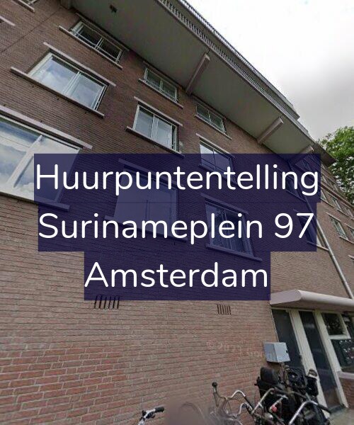 Foto gevel Huurpuntentelling voor Surinameplein 97, Amsterdam