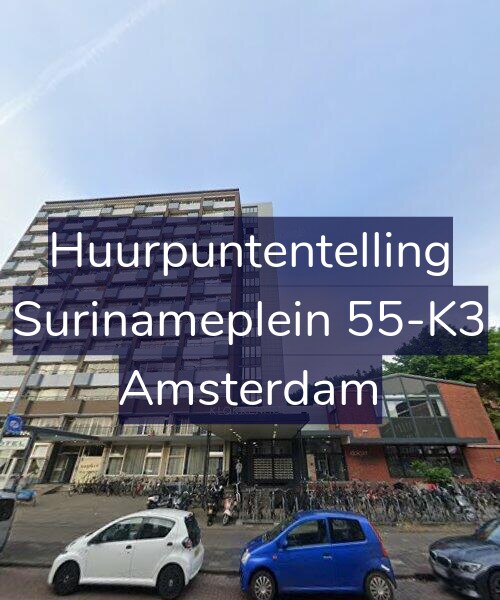 Foto gevel Huurpuntentelling voor Surinameplein 55-K3, Amsterdam