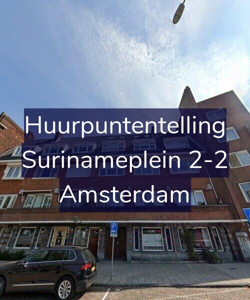 Foto gevel Huurpuntentelling voor Surinameplein 2-2, Amsterdam