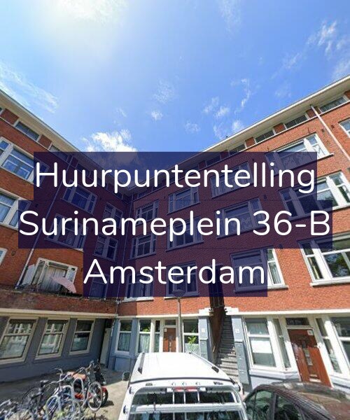 Foto gevel Huurpuntentelling voor Surinameplein 36-B, Amsterdam