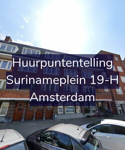 Foto gevel Huurpuntentelling voor Surinameplein 19-H, Amsterdam