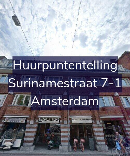 Foto gevel Huurpuntentelling voor Surinamestraat 7-1, Amsterdam