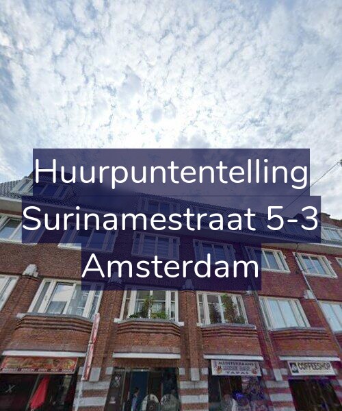 Foto gevel Huurpuntentelling voor Surinamestraat 5-3, Amsterdam
