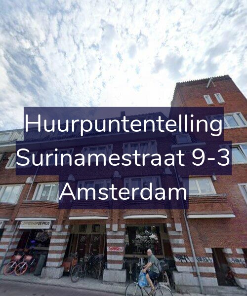 Foto gevel Huurpuntentelling voor Surinamestraat 9-3, Amsterdam