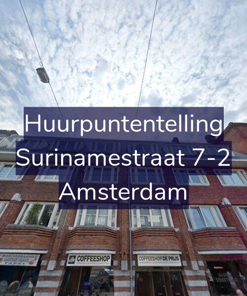 Foto gevel Huurpuntentelling voor Surinamestraat 7-2, Amsterdam