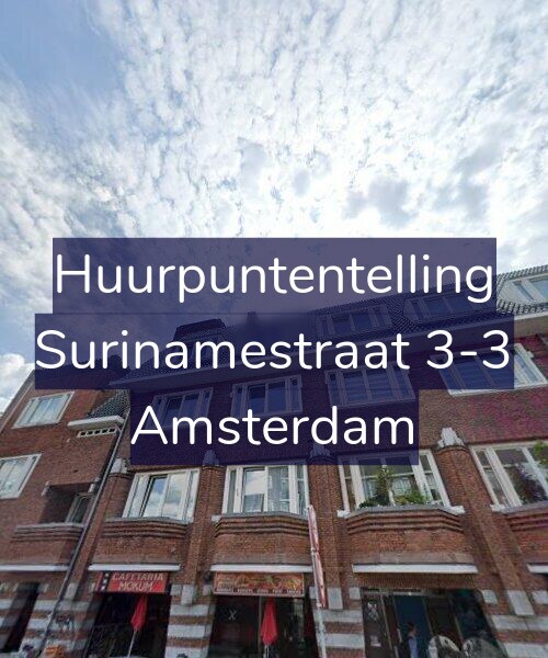 Foto gevel Huurpuntentelling voor Surinamestraat 3-3, Amsterdam