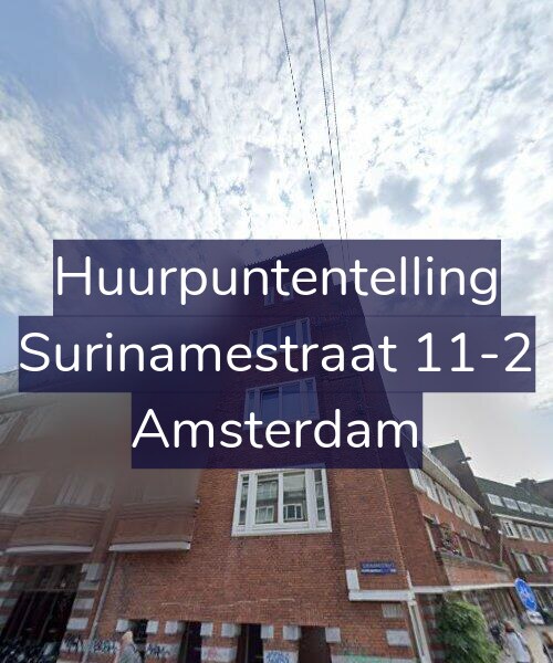 Foto gevel Huurpuntentelling voor Surinamestraat 11-2, Amsterdam