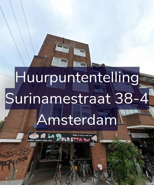 Foto gevel Huurpuntentelling voor Surinamestraat 38-4, Amsterdam
