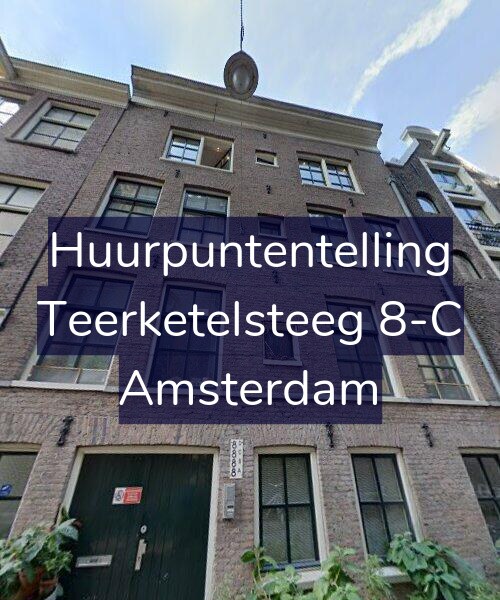 Foto gevel Huurpuntentelling voor Teerketelsteeg 8-C, Amsterdam