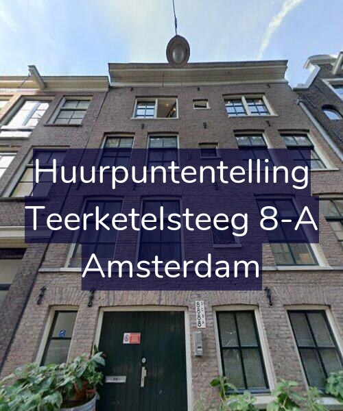 Foto gevel Huurpuntentelling voor Teerketelsteeg 8-A, Amsterdam
