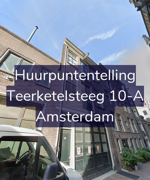 Foto gevel Huurpuntentelling voor Teerketelsteeg 10-A, Amsterdam