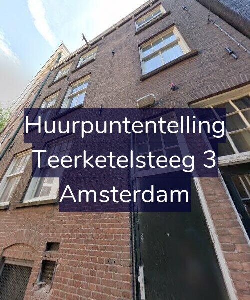 Foto gevel Huurpuntentelling voor Teerketelsteeg 3, Amsterdam