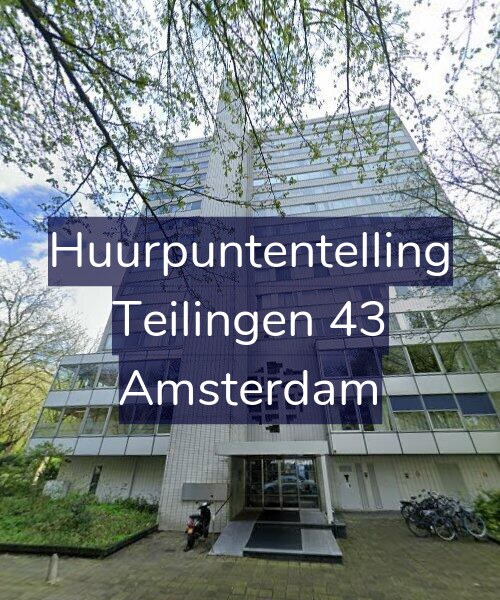 Foto gevel Huurpuntentelling voor Teilingen 43, Amsterdam