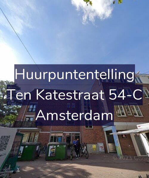 Foto gevel Huurpuntentelling voor Ten Katestraat 54-C, Amsterdam