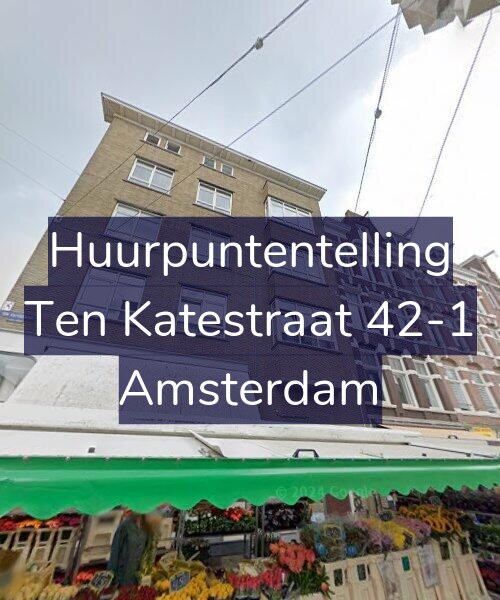 Foto gevel Huurpuntentelling voor Ten Katestraat 42-1, Amsterdam