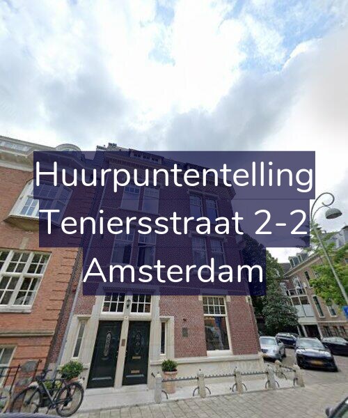 Foto gevel Huurpuntentelling voor Teniersstraat 2-2, Amsterdam