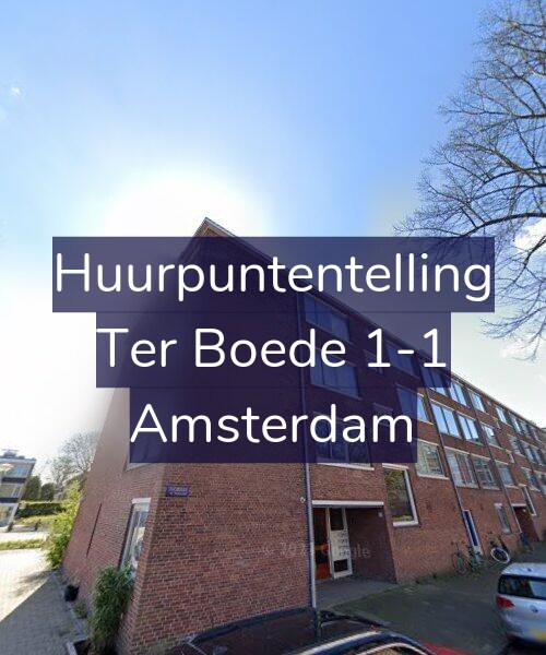 Foto gevel Huurpuntentelling voor Ter Boede 1-1, Amsterdam