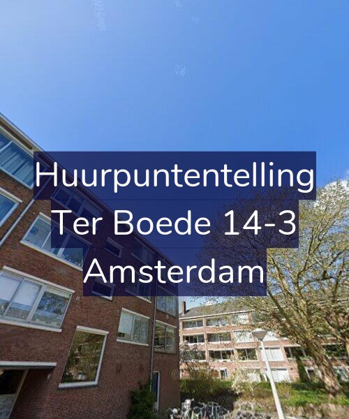 Foto gevel Huurpuntentelling voor Ter Boede 14-3, Amsterdam