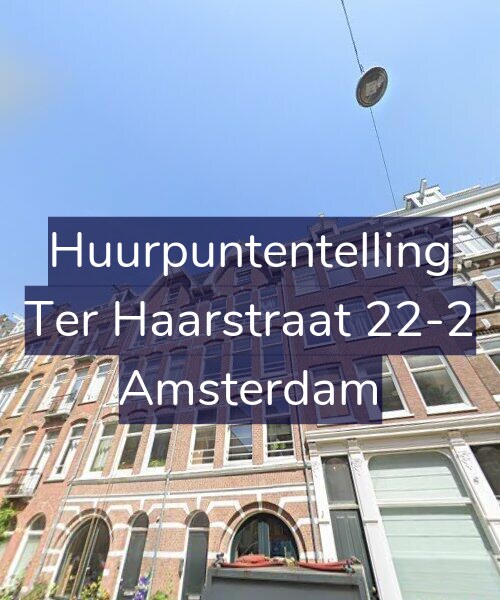 Foto gevel Huurpuntentelling voor Ter Haarstraat 22-2, Amsterdam