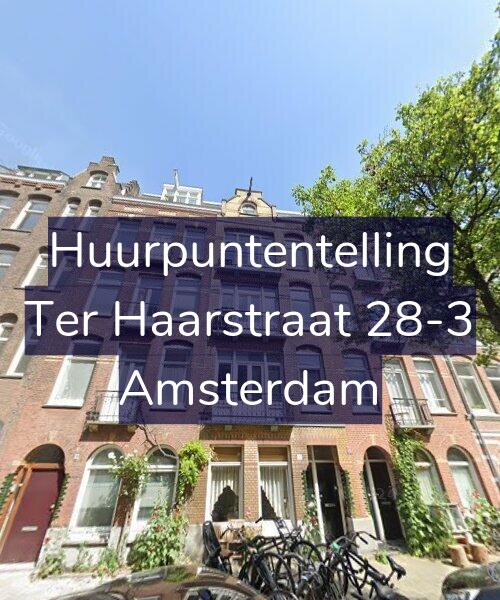 Foto gevel Huurpuntentelling voor Ter Haarstraat 28-3, Amsterdam